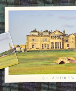 The Royal and Ancient Clubhouse and the Swilcan Bridge magnets gifts