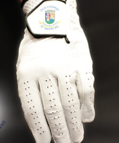 white golf glove from old course st andrews