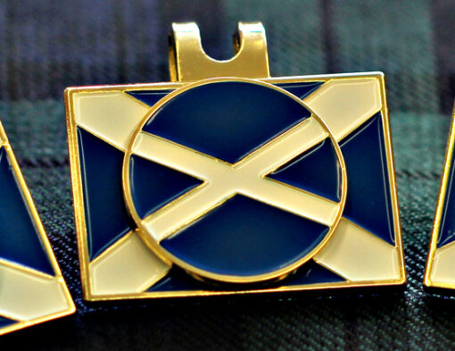 SALTIRE FLAG HAT CLIP